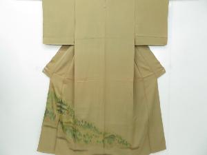リサイクル　色留袖　訪問着仕立て　京風景文　着物　リメイク　材料